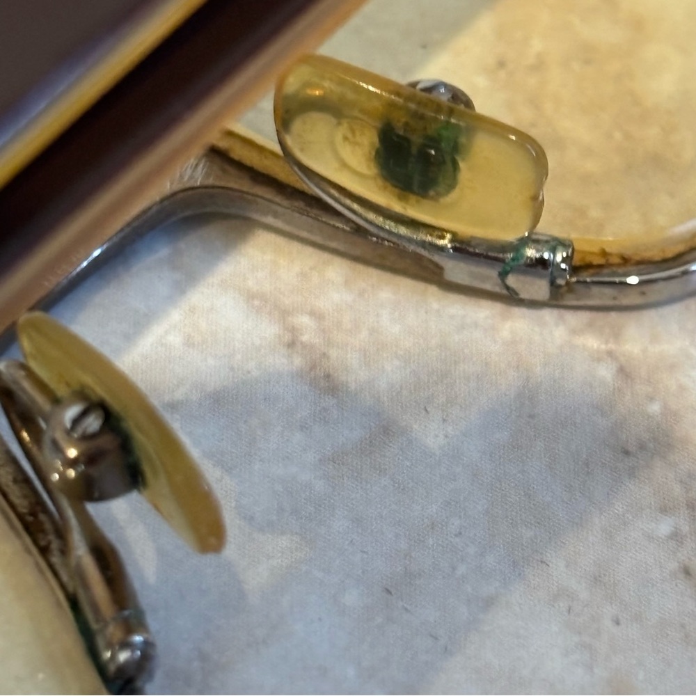 Jadore Dior rectangular metal and plastic frame e… - image 9